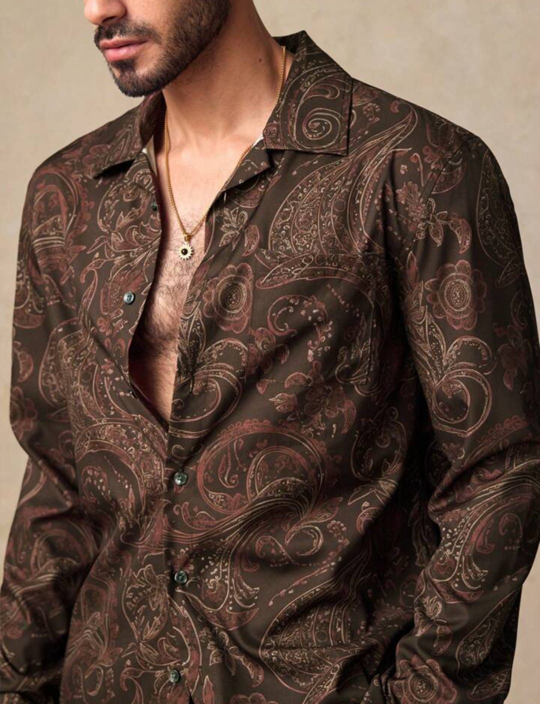 Men's Premium Paisley Printed Shirt